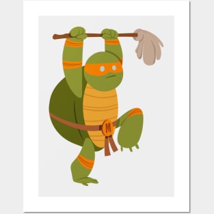 Mop Turtle Posters and Art